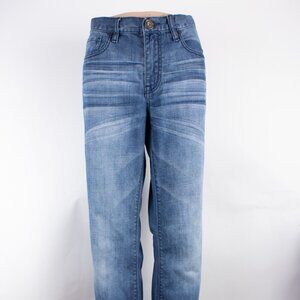 Guess Jeans Regular Straight Crescent Fit (30 X 32) Men's Jeans Medium Wash